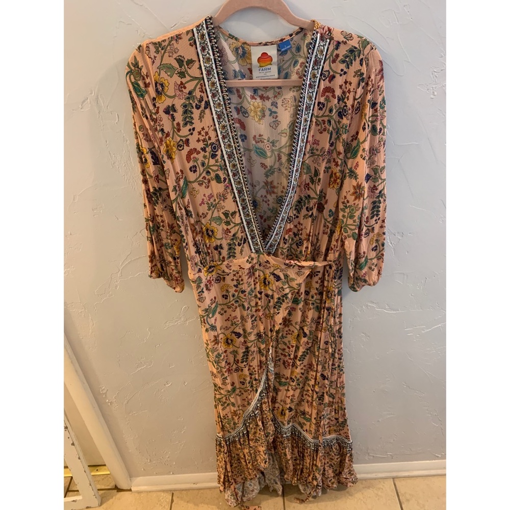Anthropologie wrap dress